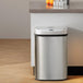 Buy Devanti 50L Sensor Bin Motion Rubbish Automatic Silver discounted | Products On Sale Australia