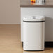 Buy Devanti 50L Sensor Bin Motion Rubbish Automatic White discounted | Products On Sale Australia