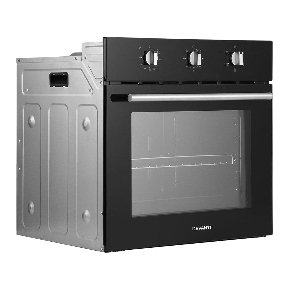 Buy Devanti 60cm Electric Built In Wall Oven Stainless Steel discounted | Products On Sale Australia