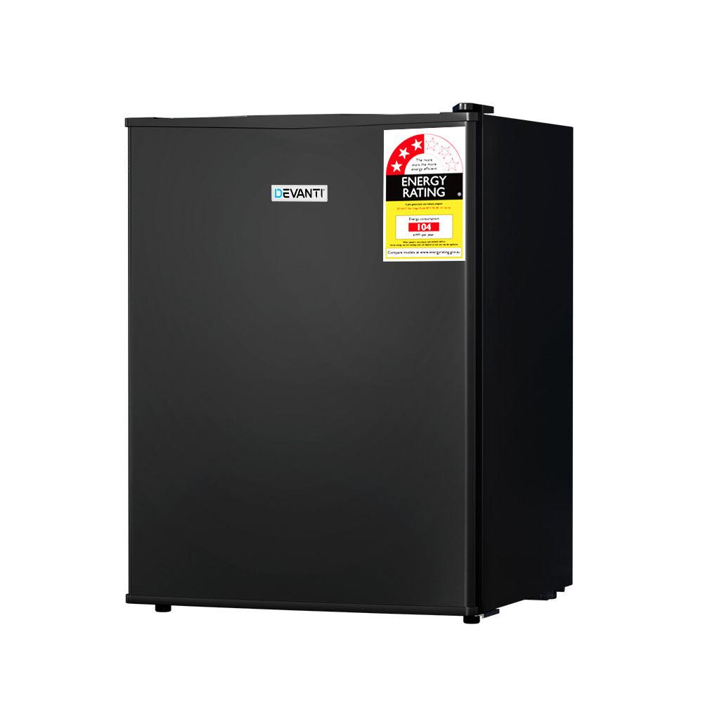 Buy Devanti 70L Bar Fridge Black discounted | Products On Sale Australia