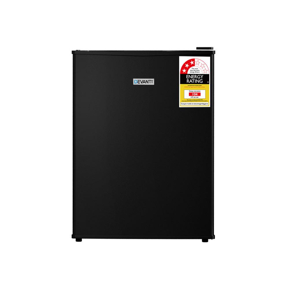 Buy Devanti 70L Bar Fridge Black discounted | Products On Sale Australia