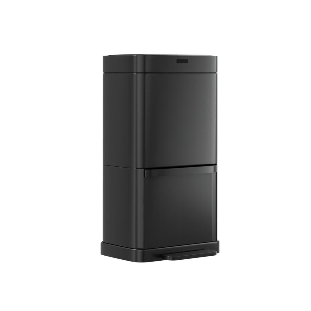 Buy Devanti 70L Motion Sensor Bin Pedal Bins Automatic Black discounted | Products On Sale Australia