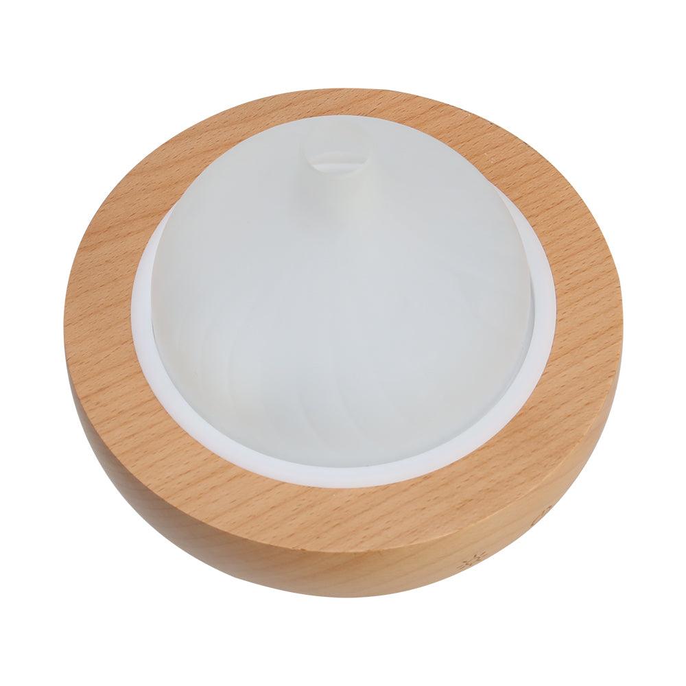 Buy Devanti Aroma Aromatherapy Diffuser LED Oil Ultrasonic Air Humidifier Glass Wood discounted | Products On Sale Australia