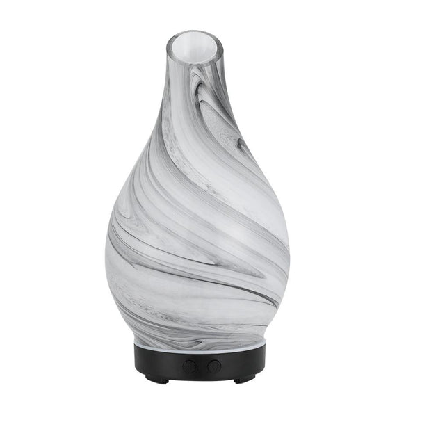 Buy Devanti Aromatherapy Aroma Diffuser Essential Oil Humidifier LED Glass Marble discounted | Products On Sale Australia