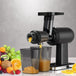 Buy Devanti Cold Press Slow Juicer Fruit Juice Extractor 160W Black discounted | Products On Sale Australia