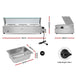 Buy Devanti Commercial Food Warmer Bain Marie 3 Electric Buffet Pans discounted | Products On Sale Australia