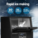 Buy Devanti Commercial Ice Maker Cube Machine 30kg discounted | Products On Sale Australia