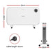 Buy Devanti Electric Convection Heater Panel White 2000W discounted | Products On Sale Australia