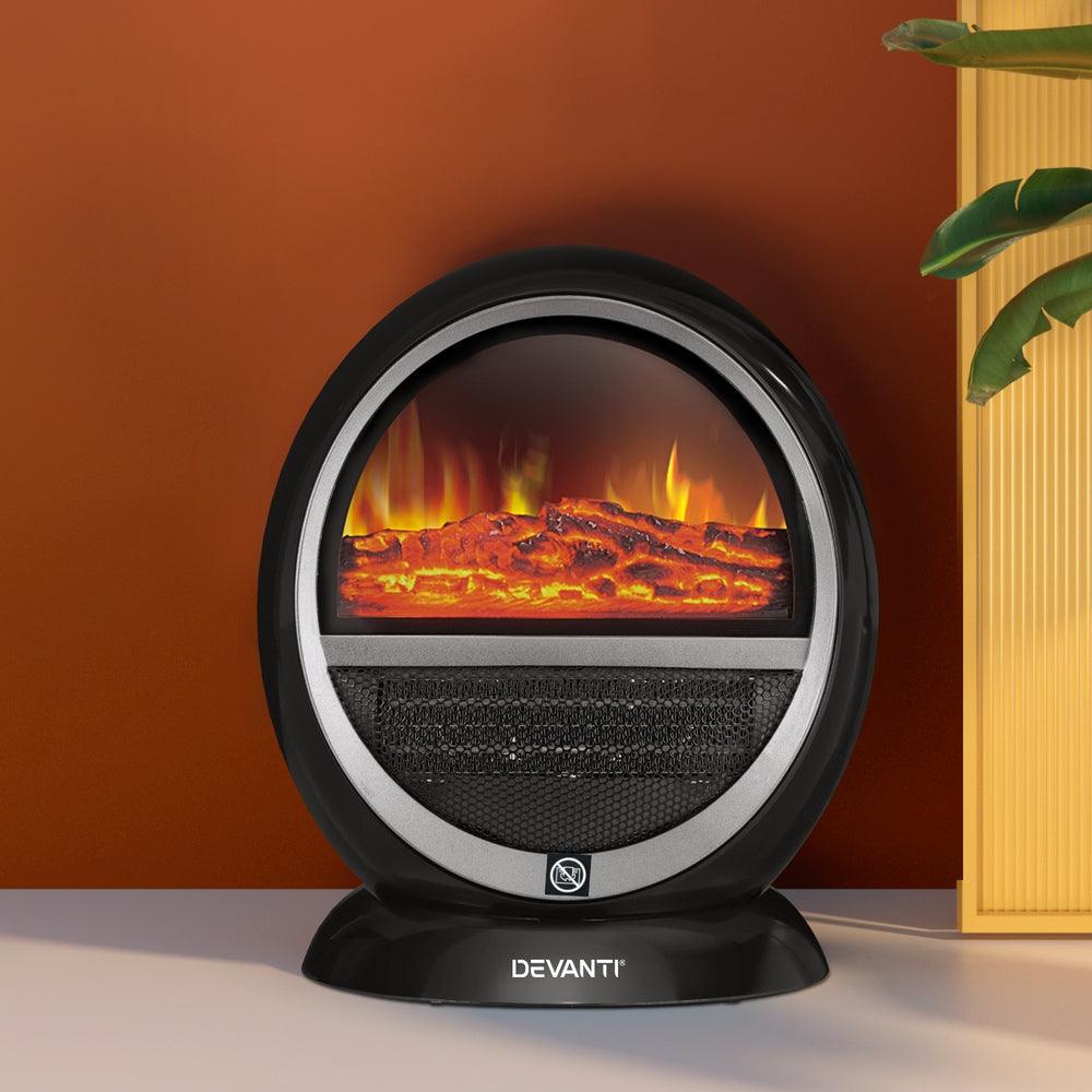 Buy Devanti Electric Fireplace Fire Heaters 1500W discounted | Products On Sale Australia