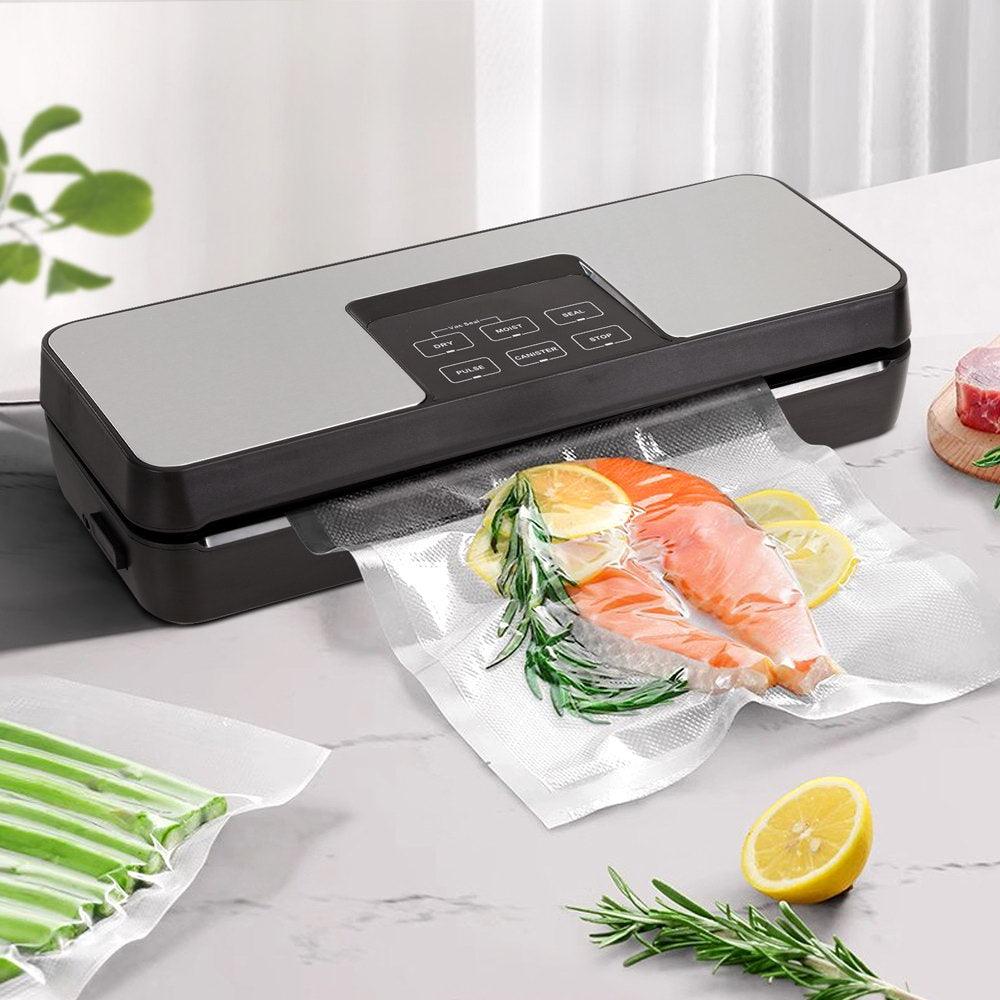 Buy Devanti Food Vacuum Sealer Machine Fresh Storage Auto Seal Slide Cutter 5 Modes discounted | Products On Sale Australia