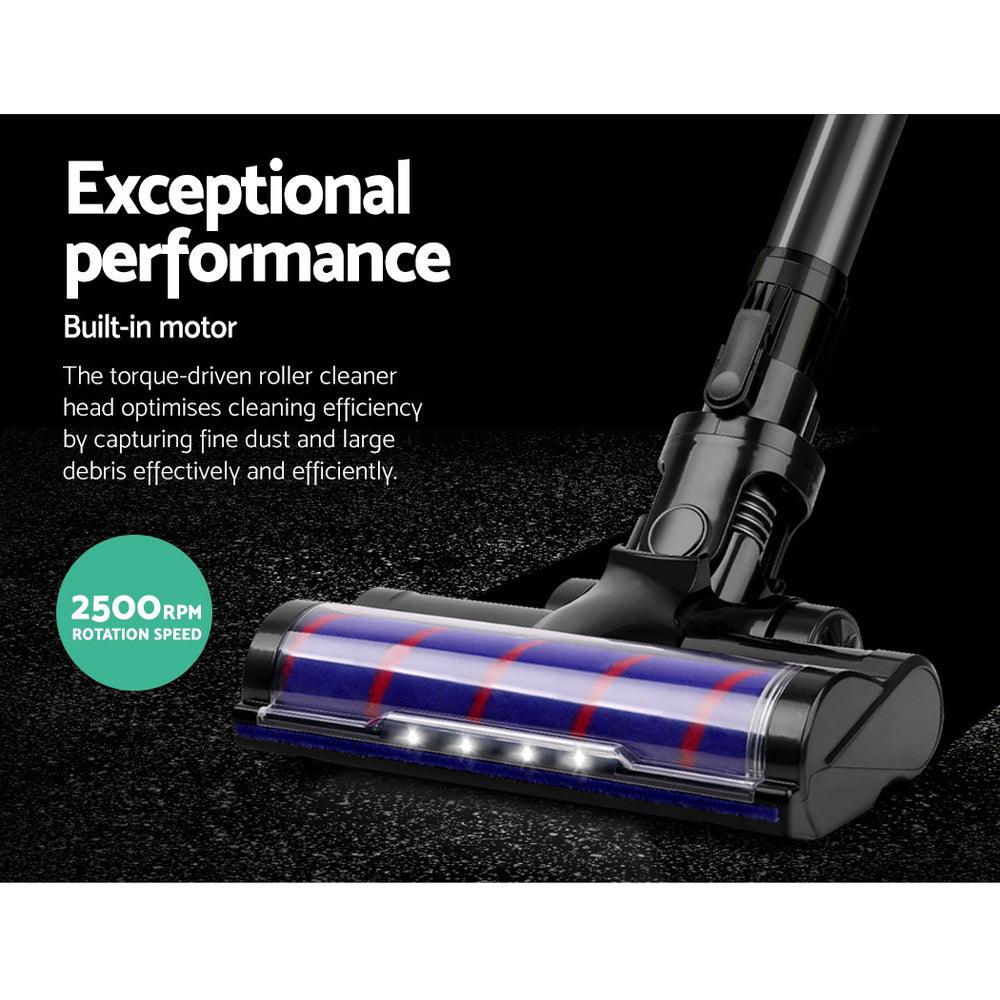 Buy Devanti Handheld Vacuum Cleaner Motorised Roller Brush Head discounted | Products On Sale Australia