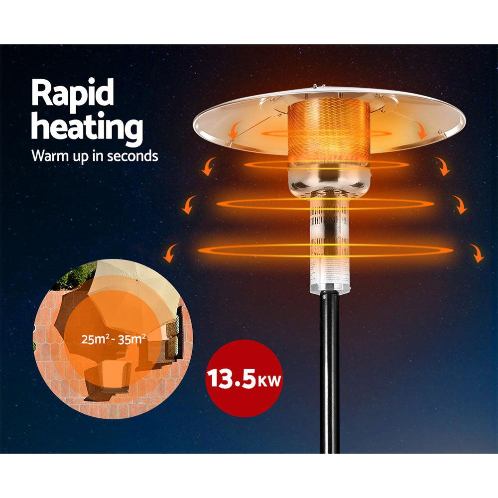 Buy Devanti Outdoor Gas Patio Heater discounted | Products On Sale Australia