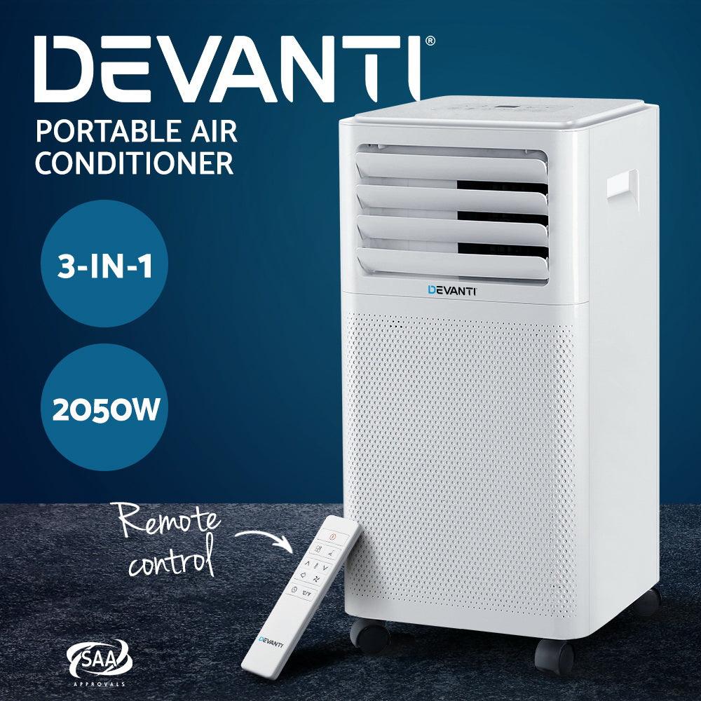 Buy Devanti Portable Air Conditioner 7000BTU discounted | Products On Sale Australia