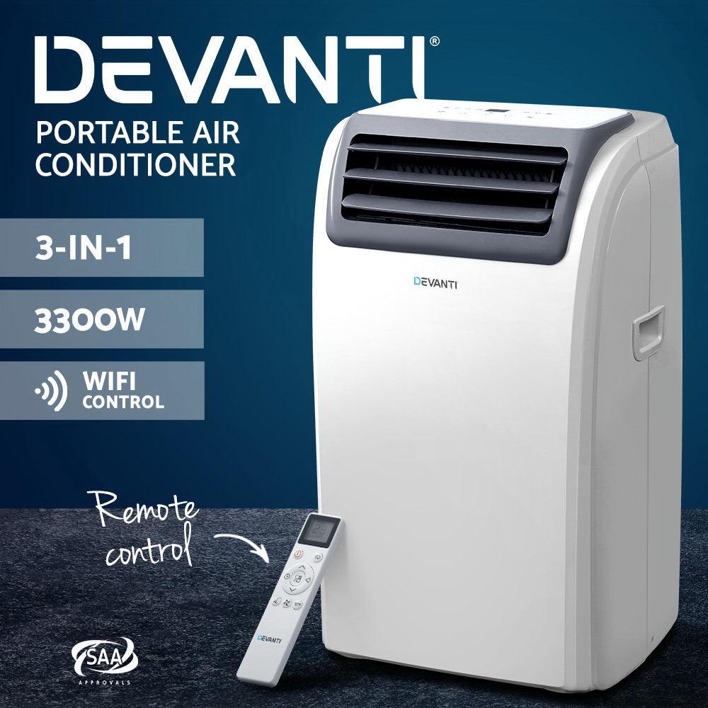 Buy Devanti Portable Air Conditioner WiFi 12000BTU discounted | Products On Sale Australia