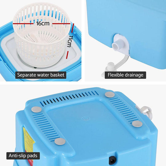 Buy Devanti Portable Washing Machine 4.5L Blue discounted | Products On Sale Australia