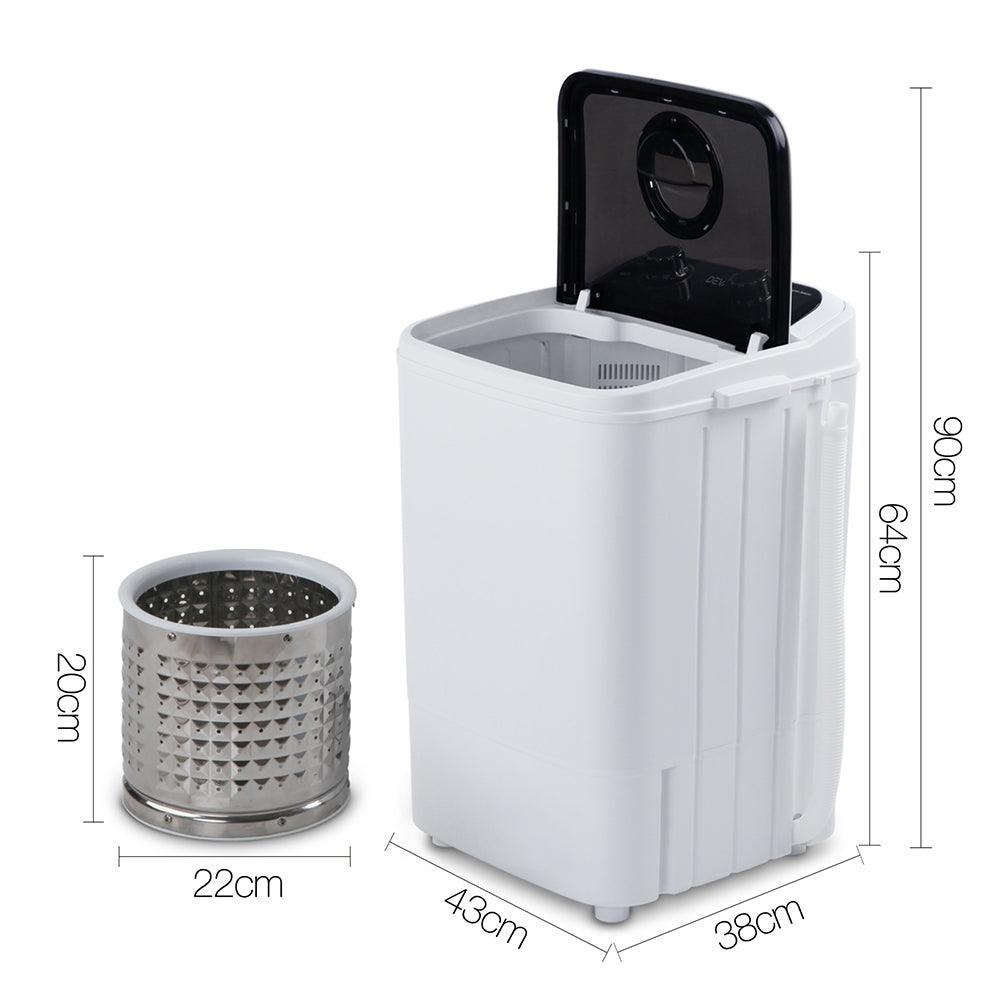 Buy Devanti Portable Washing Machine 4.6KG Black discounted | Products On Sale Australia