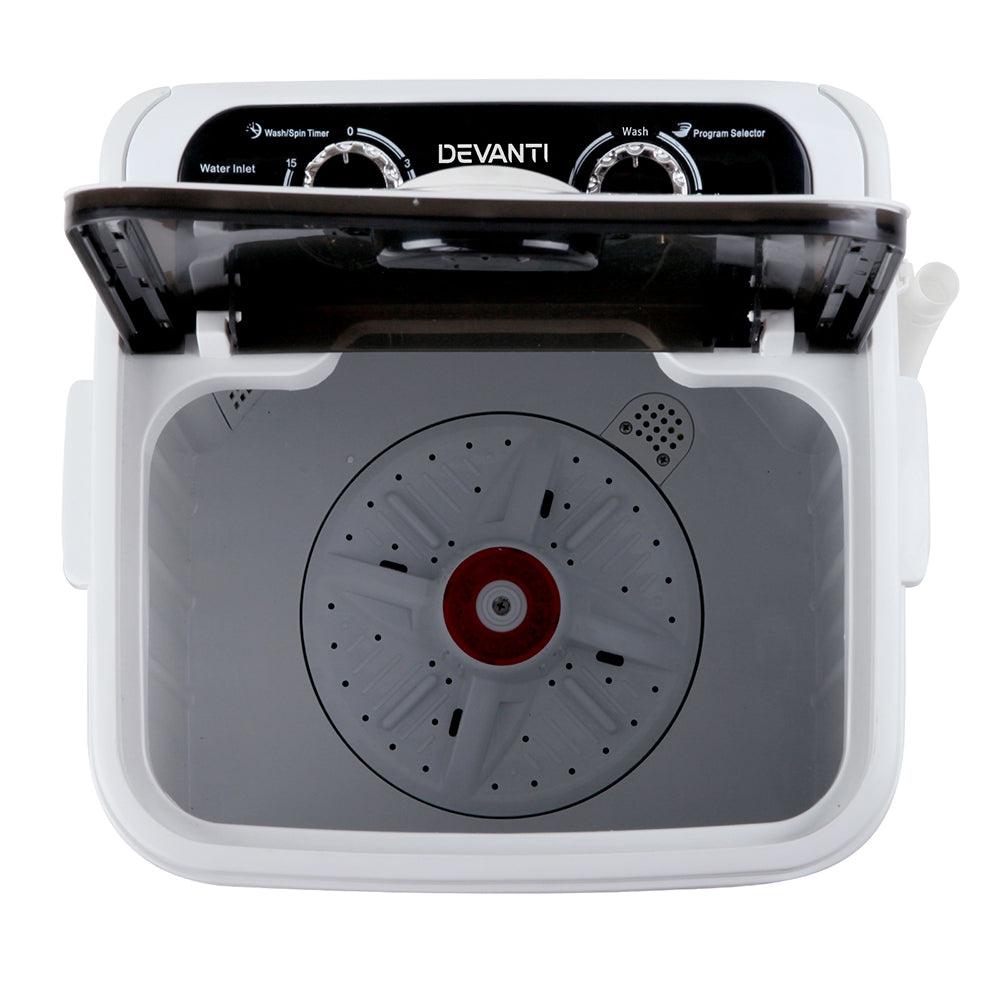 Buy Devanti Portable Washing Machine 4.6KG Black discounted | Products On Sale Australia