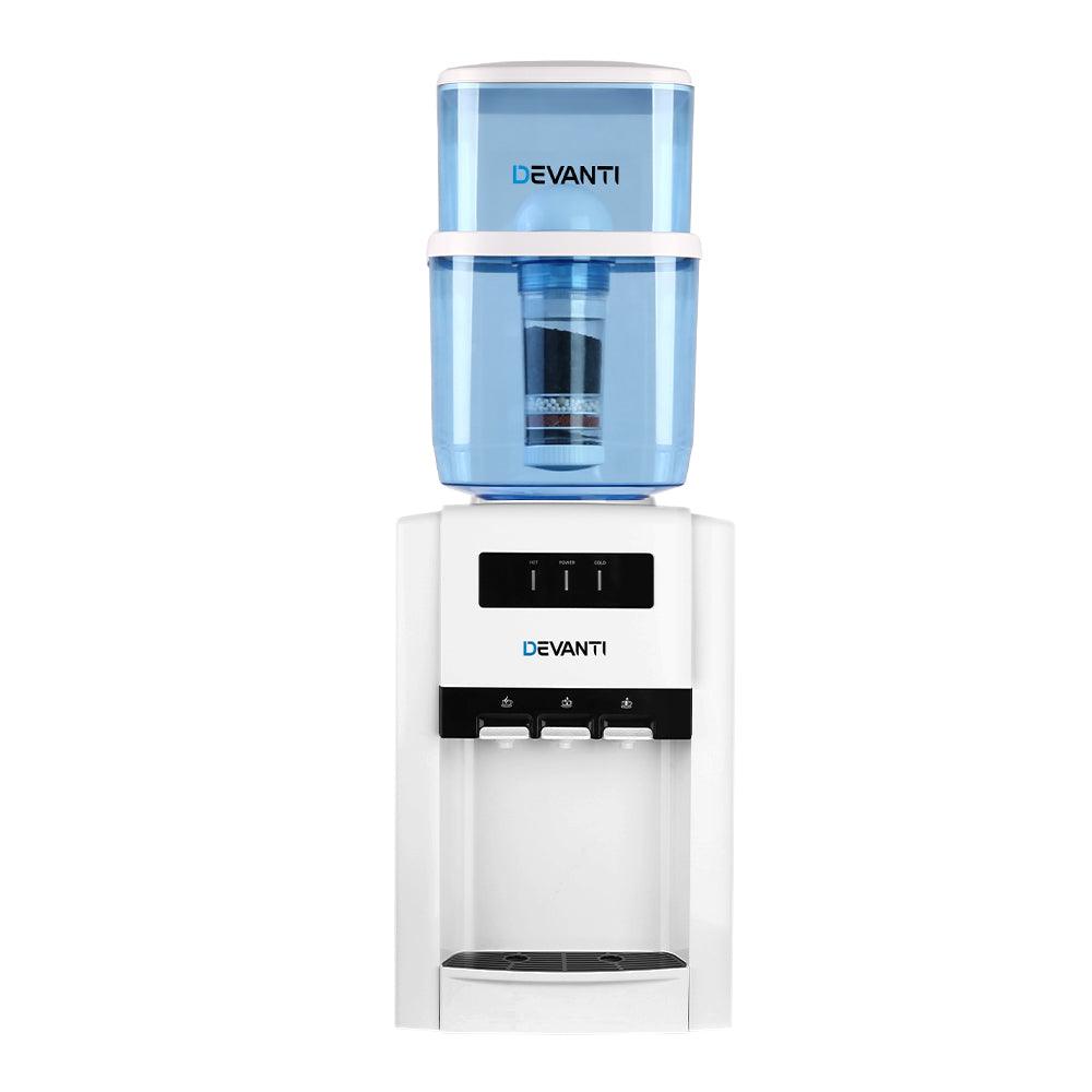 Buy Devanti Water Cooler Dispenser Bench Top 22L discounted | Products On Sale Australia