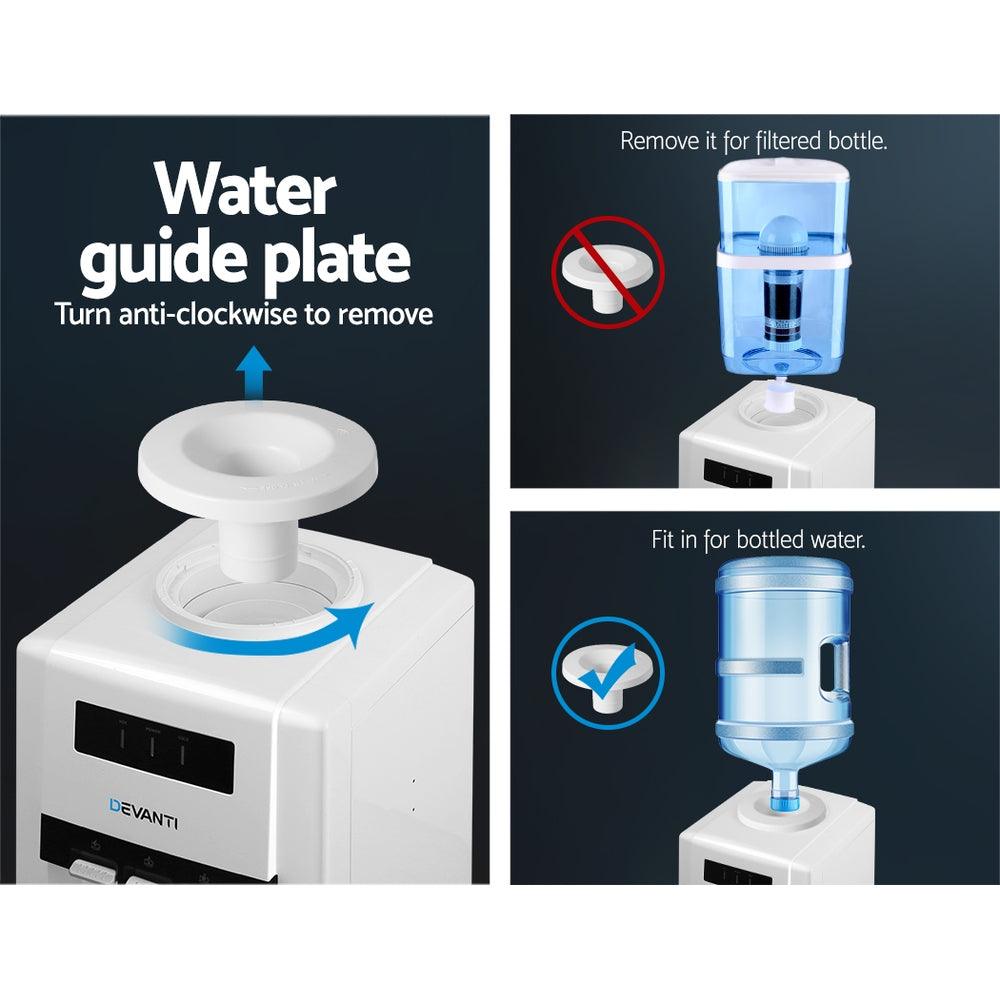 Buy Devanti Water Cooler Dispenser Bench Top 22L discounted | Products On Sale Australia