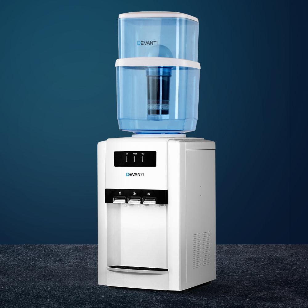 Buy Devanti Water Cooler Dispenser Bench Top 22L discounted | Products On Sale Australia