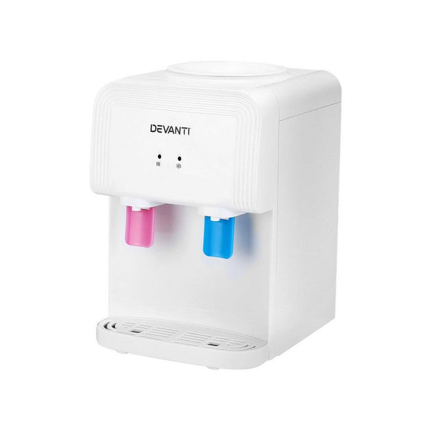 Buy Devanti Water Cooler Dispenser Bench Top White discounted | Products On Sale Australia