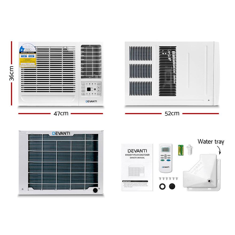 Buy Devanti Window Air Conditioner 1.6kW discounted | Products On Sale Australia