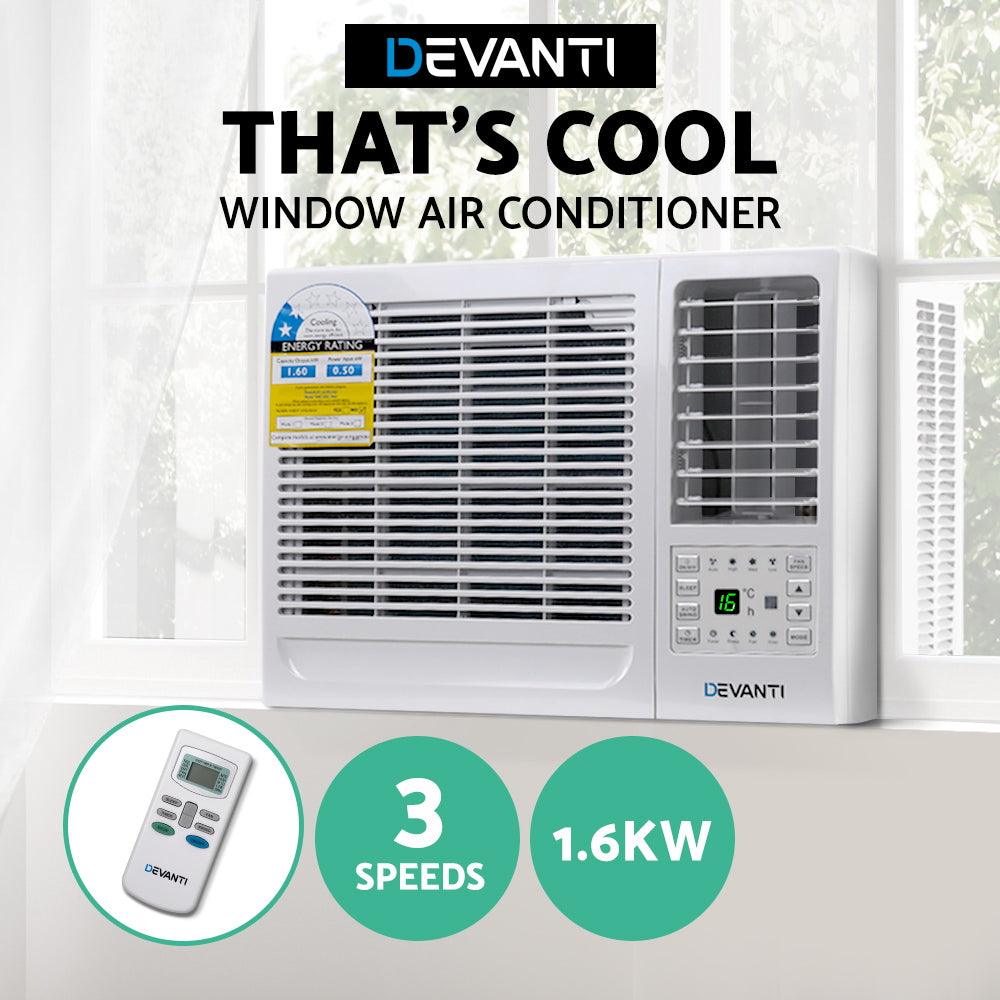 Buy Devanti Window Air Conditioner 1.6kW discounted | Products On Sale Australia