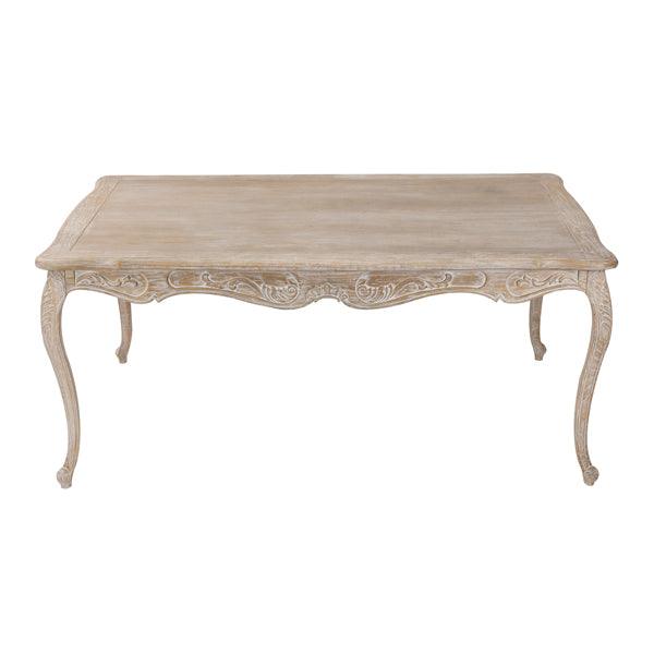 Dining Table Oak Wood Plywood Veneer White Washed Finish in large Size Products On Sale Australia | Furniture > Dining Category