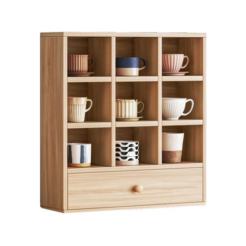 Buy DISPLAY STAND TEA CUP SHELFING FURNITURE CUBE CABINET W/ DRAWERS discounted | Products On Sale Australia