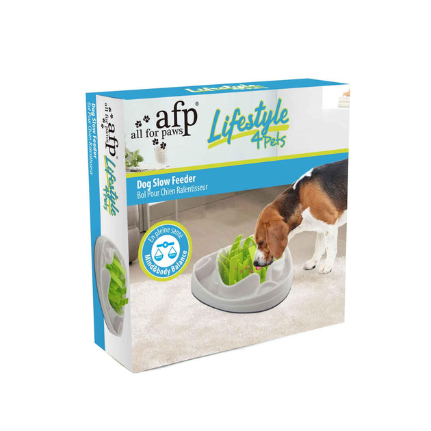 Buy Dog Slow Feeder Bowl - Interactive Puzzle Anti Gulp Puppy Eating Maze AFP Pet discounted | Products On Sale Australia