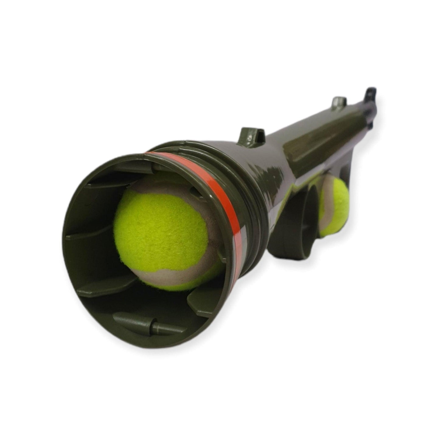 Buy Dog Tennis Ball Launcher Gun - Pet Puppy Outdoors Exercise Fun Play discounted | Products On Sale Australia