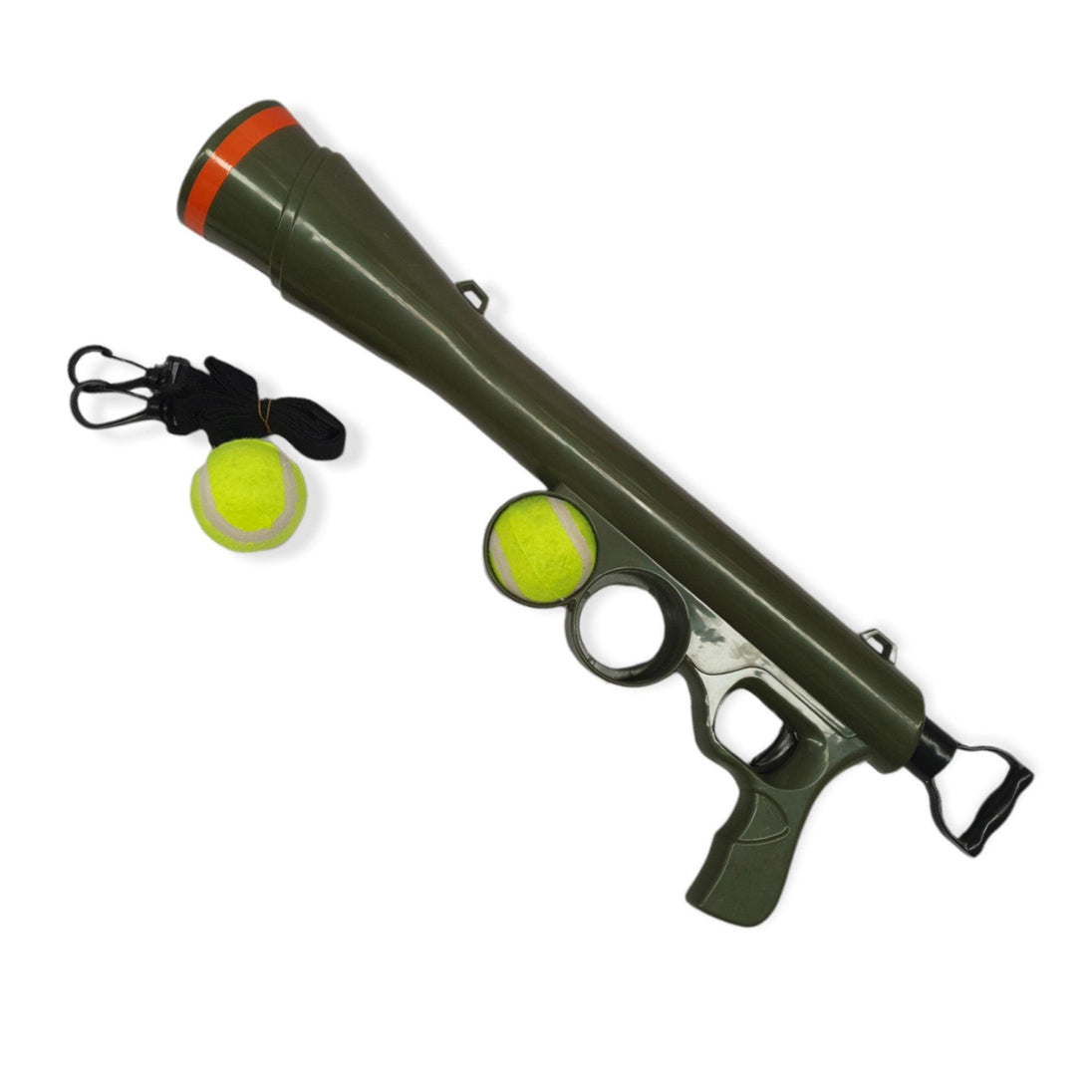 Buy Dog Tennis Ball Launcher Gun - Pet Puppy Outdoors Exercise Fun Play discounted | Products On Sale Australia