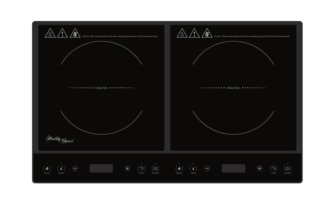 Buy Double Induction Cooker w/ 2 Plates, 240C, 1000- 1400W discounted | Products On Sale Australia