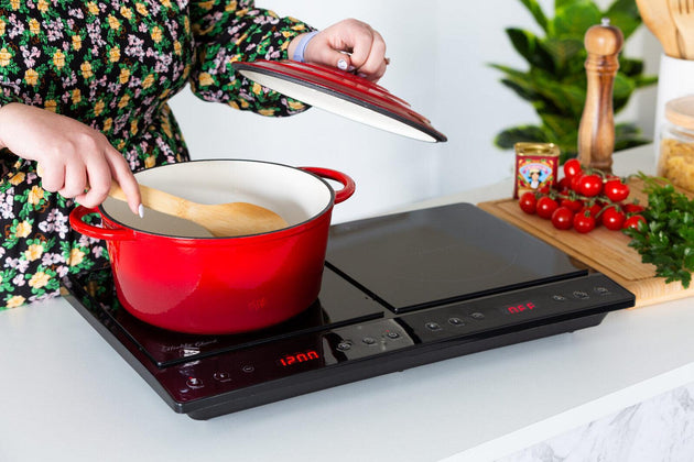 Buy Double Induction Cooker w/ 2 Plates, 240C, 1000- 1400W discounted | Products On Sale Australia