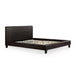 Buy Double PU Leather Bed Frame Brown discounted | Products On Sale Australia