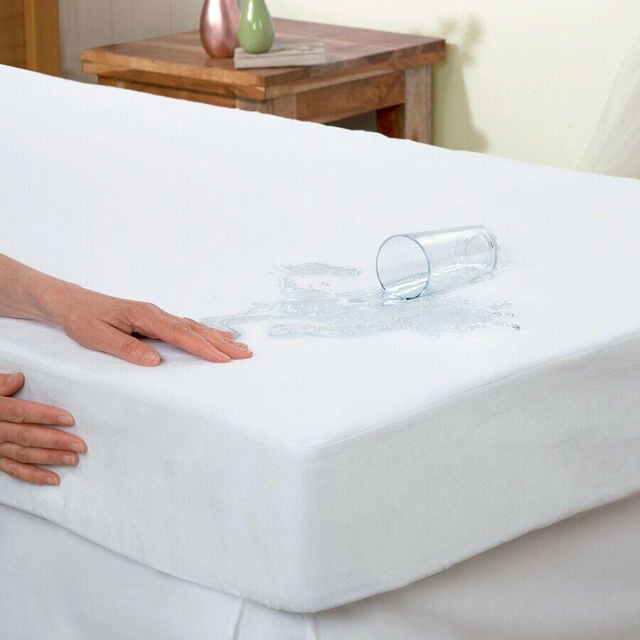 Buy Dreamaker Waterproof Fitted Mattress Protector King Bed discounted | Products On Sale Australia