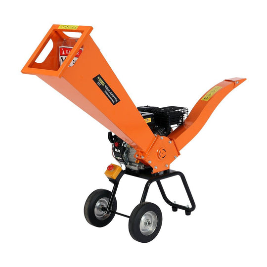 Buy Ducar 7hp Wood Chipper Shredder Mulcher Grinder Petrol Orange discounted | Products On Sale Australia