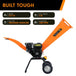 Buy Ducar 7hp Wood Chipper Shredder Mulcher Grinder Petrol Orange discounted | Products On Sale Australia