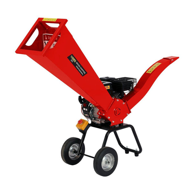 Buy Ducar 7hp Wood Chipper Shredder Mulcher Grinder Petrol Red discounted | Products On Sale Australia