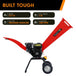 Buy Ducar 7hp Wood Chipper Shredder Mulcher Grinder Petrol Red discounted | Products On Sale Australia