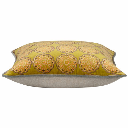 Buy Duffy Mustard and Grey Cushion Cover discounted | Products On Sale Australia