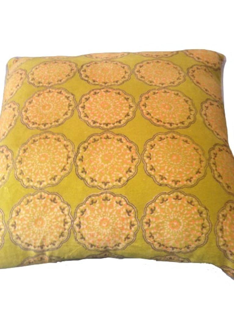 Buy Duffy Mustard and Grey Cushion Cover discounted | Products On Sale Australia