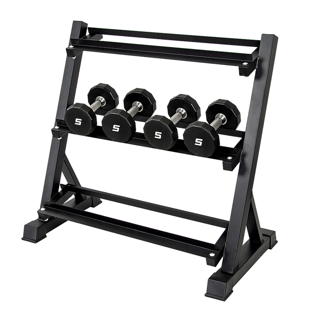 Dumbbell Rack Storage Stand Hex Weight Heavy Duty 3 Tier Wide Home Gym Fitness Products On Sale Australia | Sports & Fitness > Fitness Accessories Category