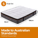 Buy EasyDreamer Orthopaedic Euro Top Pocket Spring Single Mattress discounted | Products On Sale Australia