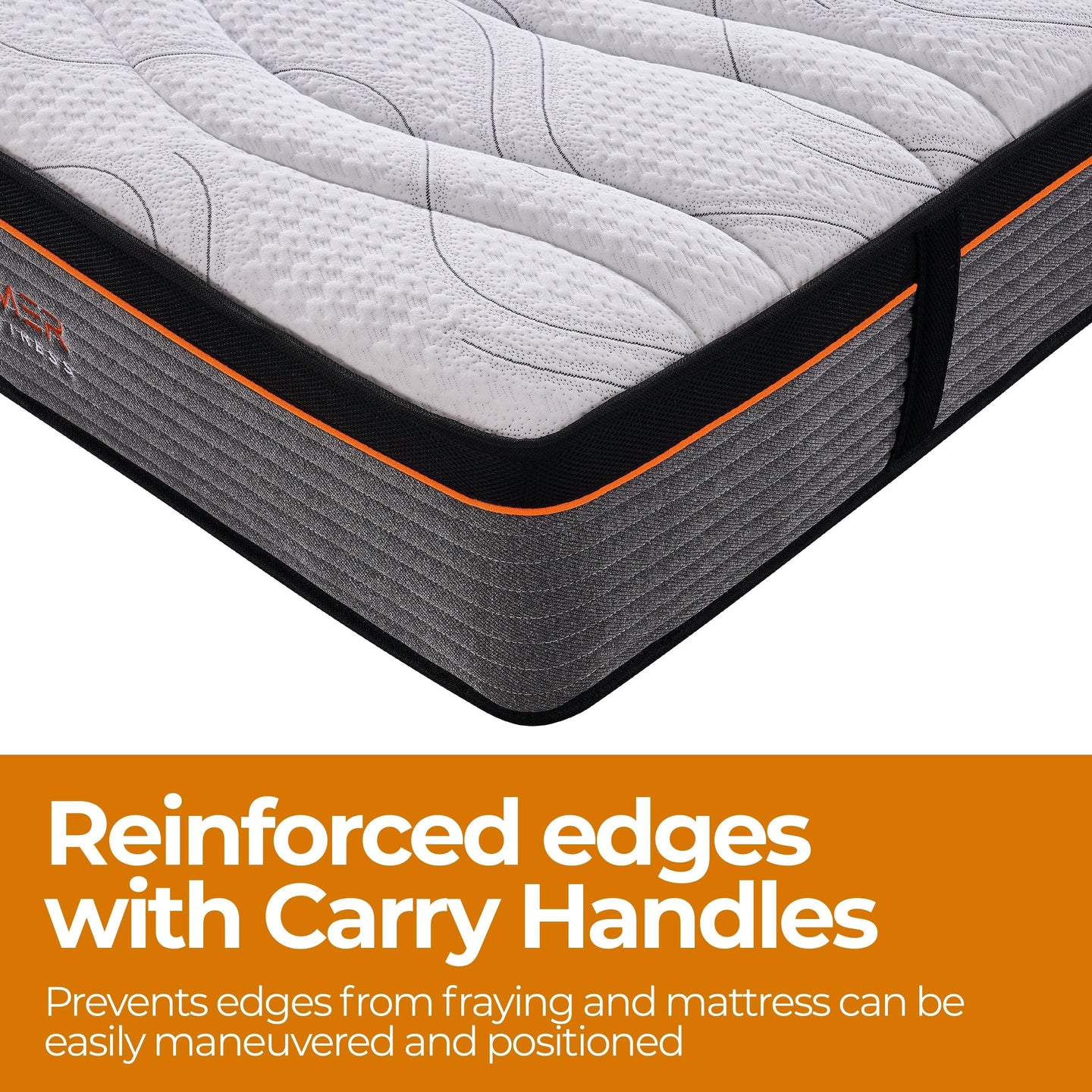 Buy EasyDreamer Orthopaedic Euro Top Pocket Spring Single Mattress discounted | Products On Sale Australia