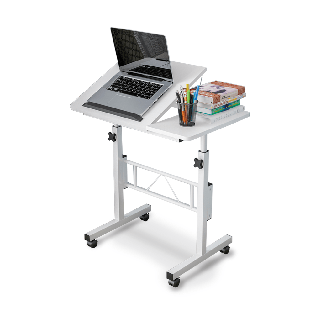 Buy EKKIO Mobile Desk Half Tilt White discounted | Products On Sale Australia