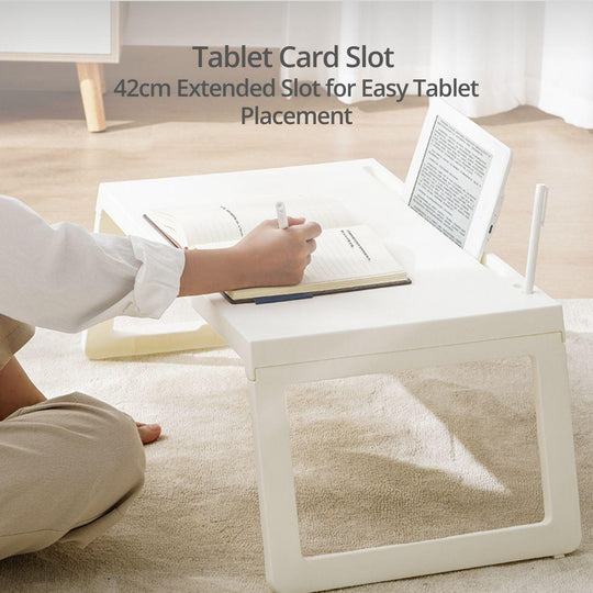 Buy EKKIO Multifunction Laptop Bed Desk (White) discounted | Products On Sale Australia