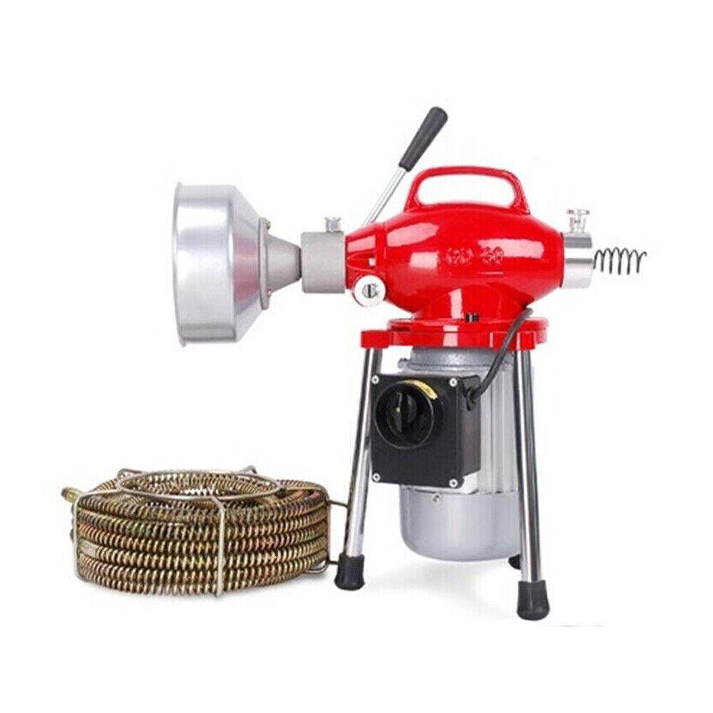 Buy Electric Drain Cleaner Sewage Machine 400RPM Sewer Plumbing Snake Pipe 10M Colis discounted | Products On Sale Australia