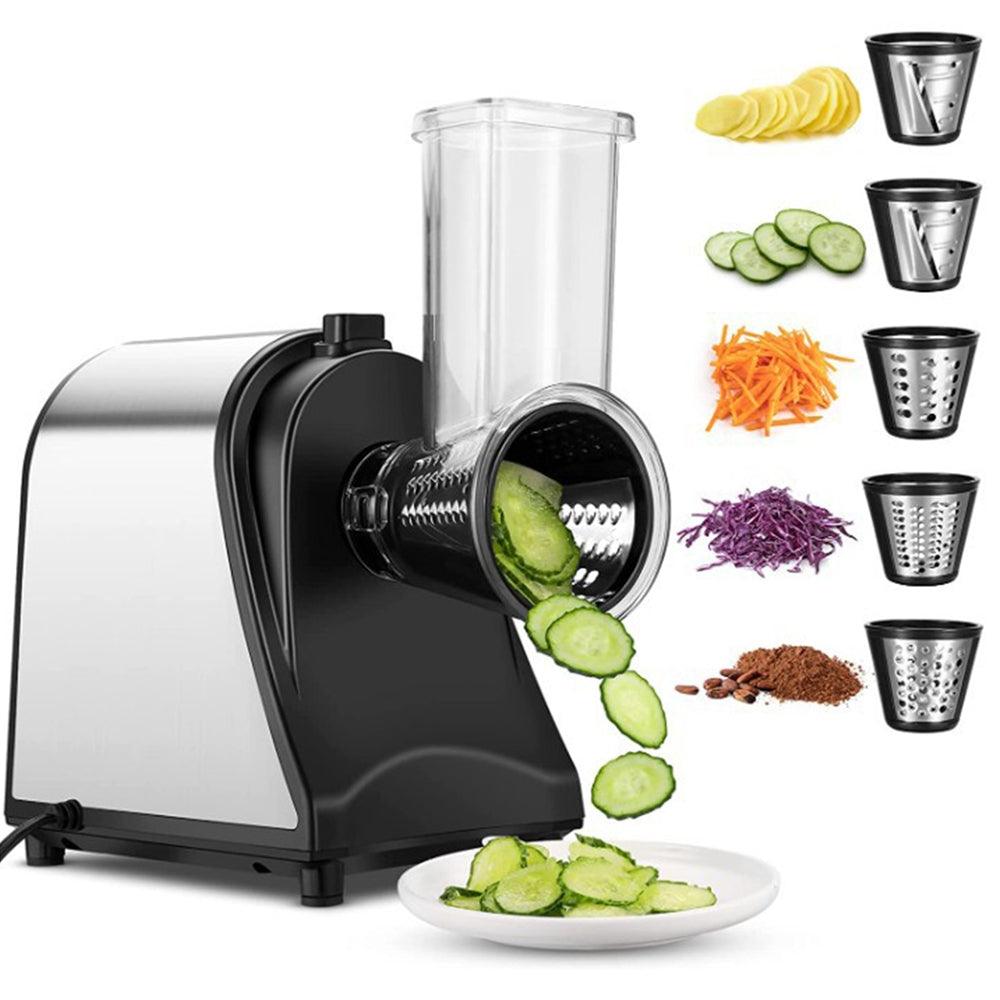 Buy Electric Grater Vegetable Food Rotary Drum Grater Chopper Slicer discounted | Products On Sale Australia