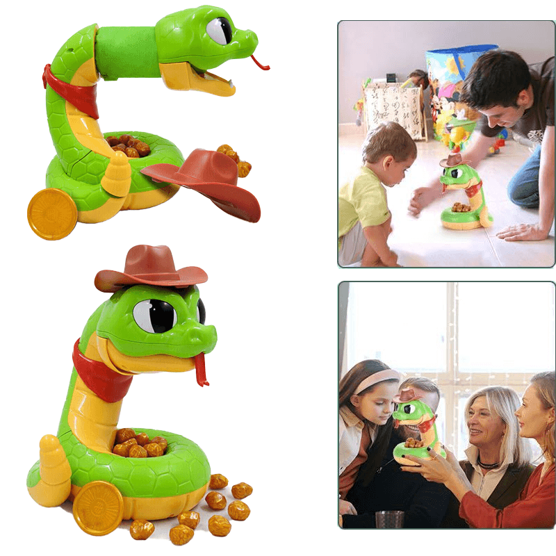 Buy Electric Rattlesnake Toys Gold Digger Board Game Rattle Snake Pop-up Party Games discounted | Products On Sale Australia